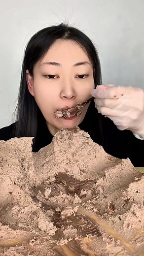 Batterless Cake Chocolate Flavor Moon Moon Asmr | Moon Moon Asmr