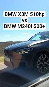 BMW X3M Competition vs BMW M240i STAGE 2 500hp RACE #racing #bmwx3m #bmwm240i #bmwm2 #bmwm3 #x3m