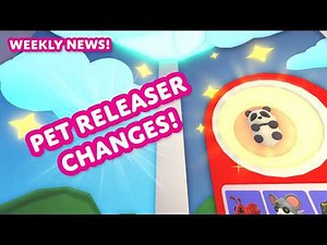 🐼 Pet Releaser Changes! 🐺 Weekly News! ✨ Adopt Me! on Roblox