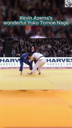 Power and Technique: Kevin Azema's Wonderful Yoko Tomoe Nage Mastery! 💥 #shorts #judo