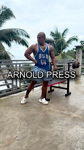 39K views · 353 reactions | The Arnold press is a shoulder exercise where you rotate your palms from facing your body to facing forward as you press dumbbells overhead, targeting all three heads of the deltoid. #ShoulderDay #ShoulderWorkout #Delts #ShoulderGains #UpperBodyStrength #DumbbellWorkout #OverheadPress #ArnoldPress #StrongShoulders #FitnessMotivation #workoutmotivation #fitnessmotivation @topfans | Rye Fitness | Facebook