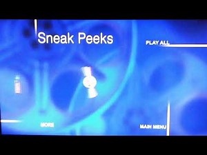 Sneak Peeks Menu from National Treasure 2005 DVD