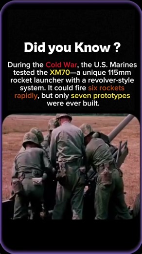The XM70: America's Strange 6-Shot RocketLauncher #shorts