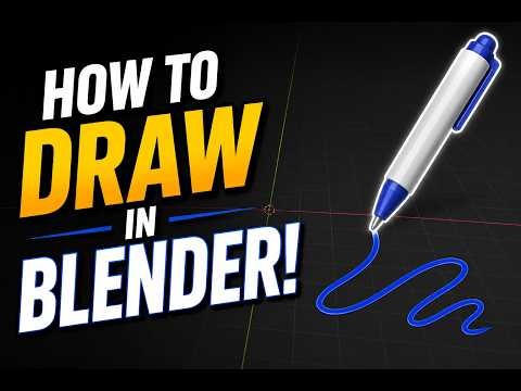 How to Draw in Blender!!! [38 SECONDS]