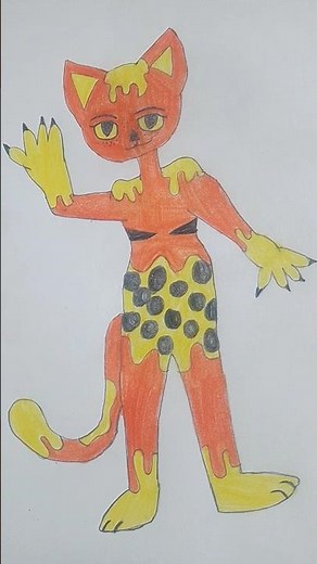 Drawing my fursona🧡