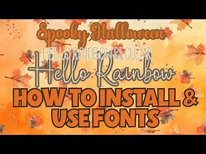 How to Install Fonts in Windows, Canva & Creative Fabrica Studio - Easy Font Tutorial