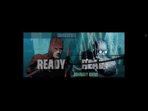 Marvel Nemesis Rise of the Imperfects - Daredevil VS Dark Johnny Ohm