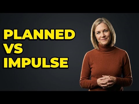 What Qualifies As Planned Spending Not Impulse?