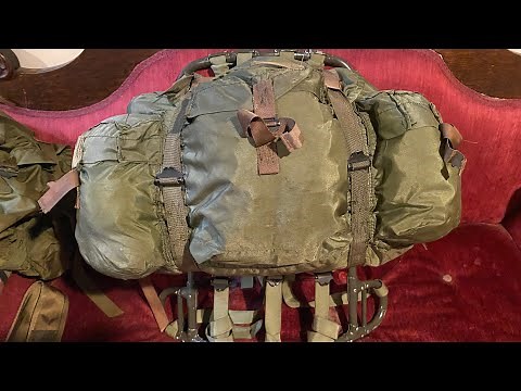 Vietnam War Lightweight Rucksack Basics, How To Mount It In BOTH HIGH & LOW Positions! Overview!
