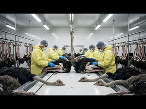 FULL PROCESS | Inside the Ostrich Leather Factory – From Raw Skin to Luxury Fashion