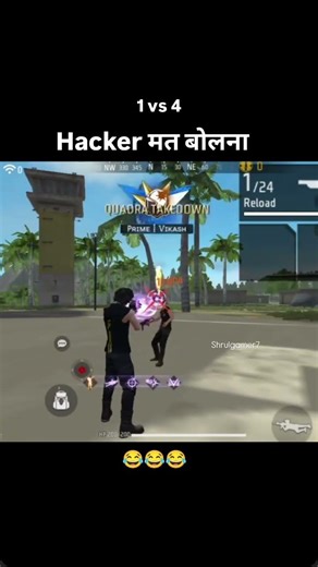 Hacker Mat bolna 😂 #freefiregame #freefire #noob #gamer