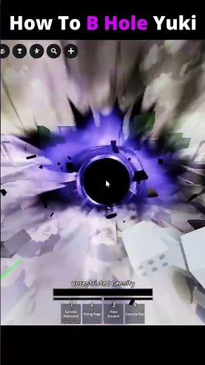 How To Black Hole Yuki in jjs 🫡 #jujutsushenanigans #jjs #funny #foryou #tips