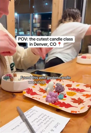 Create Your Own Wild Garden Spring Candle in Denver