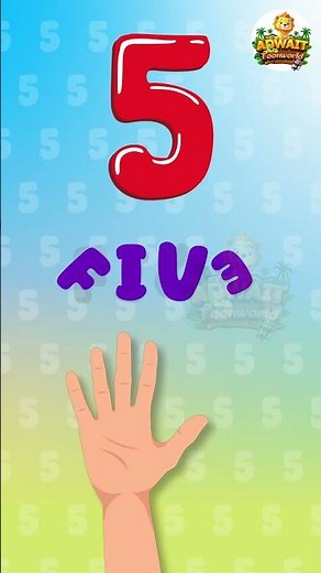 Learning Number 5 | Count to Five | Fun Numbers for Kids
