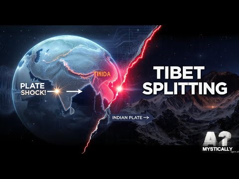“The Indian Plate Is Splitting Tibet — A Massive Geological Shock!”