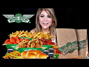 THE ENTIRE DELICIOUS MENU FROM WINGSTOP (MUKBANG)