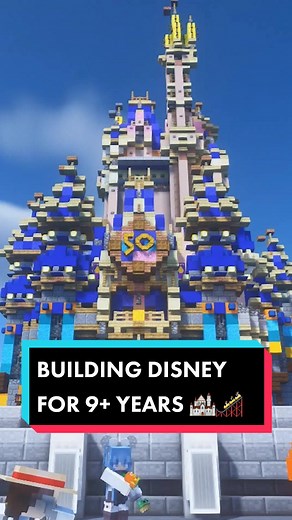Building Disney Parks in Minecraft for 10 Years