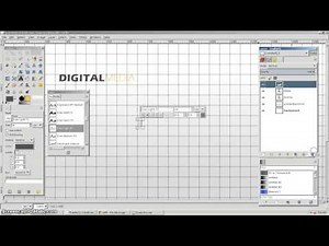 Gimp Example 3: Webpage layout part 1
