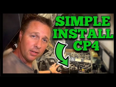 Mitsubishi Fuso 4P10 Injection pump install TRICKS!