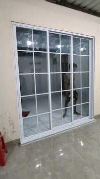 Slaidingdoor alumunium putih alexsindo #trending #shortvideo