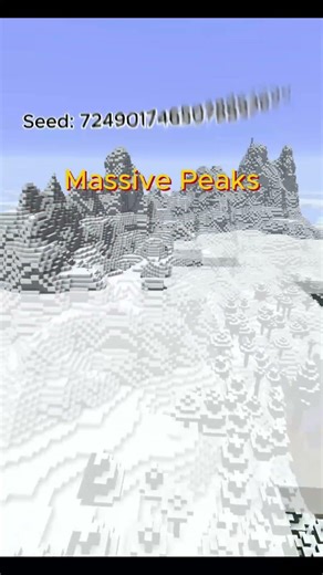 These Mountains are actually ABOVE the clouds! #minecraft #minecraftmountain #minecraftbuilding