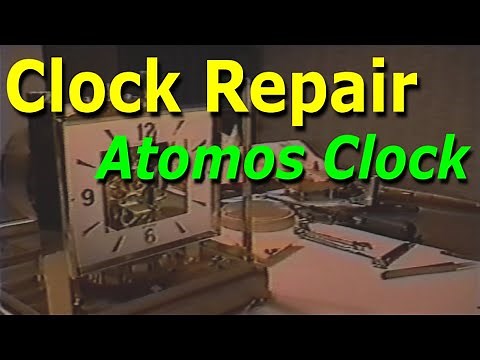 Jaeger LeCoultre Atomos Clock Repair