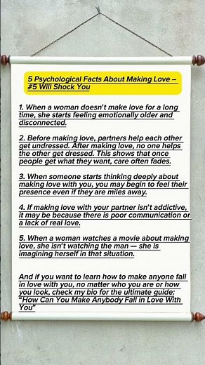 5 Psychological Facts About Making Love That Most People Don’t Know