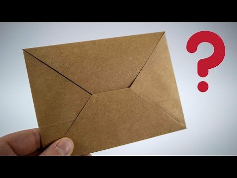 How to Make an Origami Envelope | PAPER ENVELOPE 💓💙