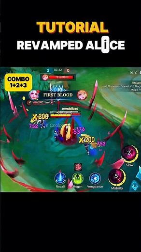 ✅Tutorial Revamped Alice #mobalegends5v5 #moba5v5english #moba5v5pippin