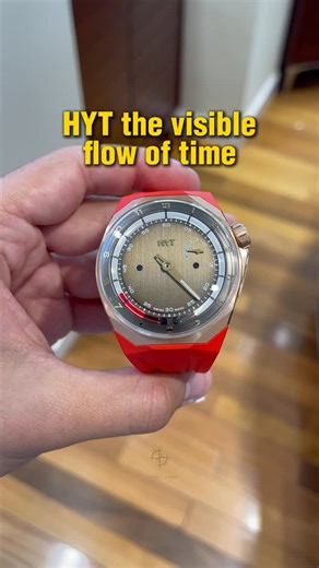 Time you can actually see. ⏳ HYT turns hours into flowing liquid — a real-time cascade of past meeting future in one continuous sweep. Watch time come alive. Check out HYT watches at the Exquisite Timepieces website. #hyt #hytwatch #hytwatches #exquisitetimepieces | Exquisite Timepieces