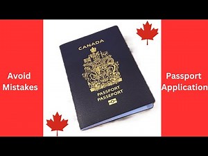 Canadian Adult New Passport Application || How To Fill Passport Application