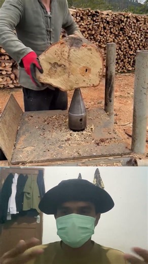 This Spinning Cone Can Break a Tree