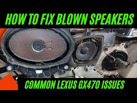 How to Fix Lexus GX470 Blown Speakers Using Simply Speaker Kit