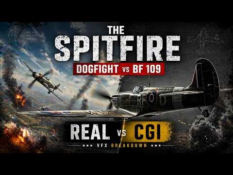 The Spitfire – Dogfight vs Messerschmitt Bf 109 - Afer Effects VFX Breakdown