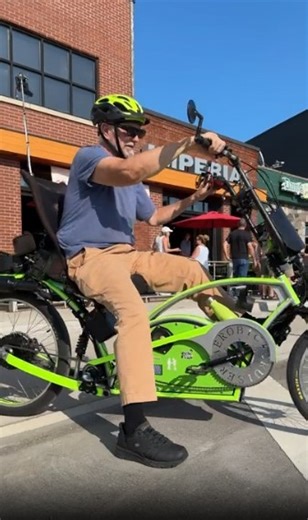 A man shows off his custom bike at the 30th anniversary 2025 Woodward Dream Cruise in front of Imperial in Ferndale on Friday, Aug. 15, 2025. | Detroit Free Press