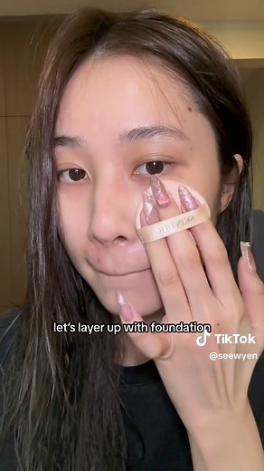 Trying VIRAL primer that can really cover up pores !! #tfit #tfitprimer #primer #makeup #makeuphacks