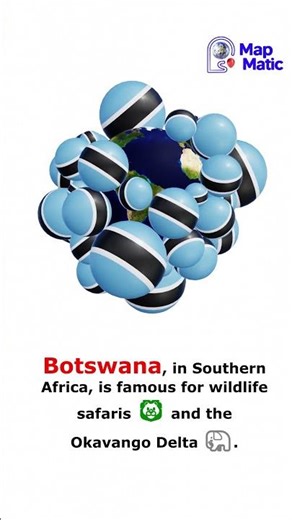 Botswana Country Ball 🇧🇼 | Fun Facts & Flag Shorts | Africa