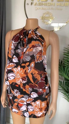 How to cut this trendy backless top with halter neck|| Easy backless blouse Tutorial||easy method.