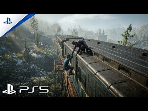 (PS5) The First Train Robbery Gone Wrong | RDR2 Realistic Gameplay [4K60FPS]
