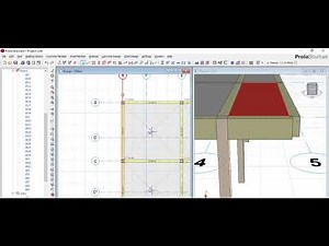 protastructure tutorial: how to model a Cantilever slab