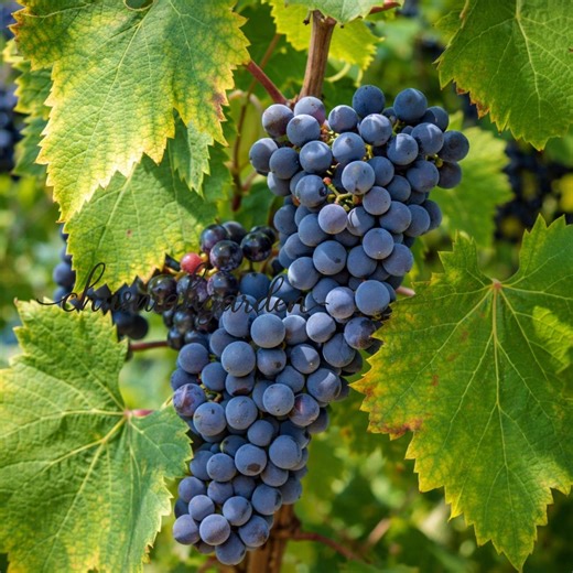 Venus Seedless Grape Live Plant 4 Inch Pot | Vitis Venus Blue Black Table Grape Vine - Etsy