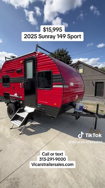 2025 Sunray 149 Sport - Brand New RV for Sale