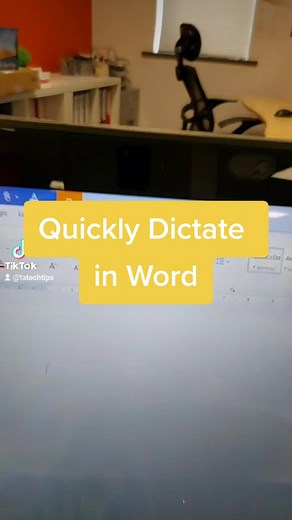 Word dictate: #techtips #tips #hack #howto #learnontiktok #fyp #edutok #technology #teacher #stepbystep
