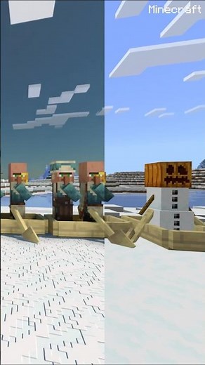 11 Vanilla RTX packs for Minecraft (2025): Villagers and Snow Golem