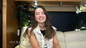 Coming live to you from George Clooney’s trailer… it’s Kaitlyn Dever! | Ellen DeGeneres