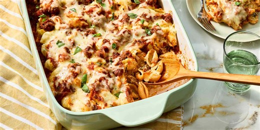 Unstuffed Shells Pasta Bake