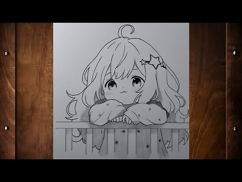 How to draw cute anime baby girl | step by step drawing tutorial for beginners
