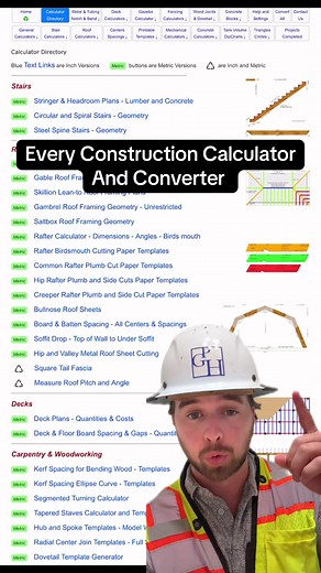 Construction Calculators and Converters for Projects