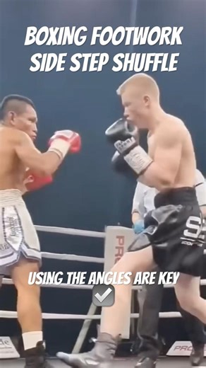Boxing Footwork, Side Step, Shuffle ☑️ Using Angles is Key