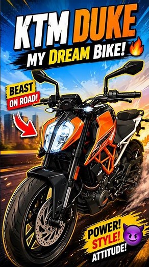 KTM DUKE 😱 My Dream Bike Finally! 🔥 Beast on Road | Power, Style & Attitude 💥